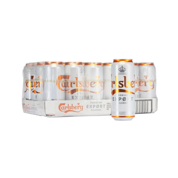 Carlsberg Export Lager Beer Cans 24x500ml 4.5%