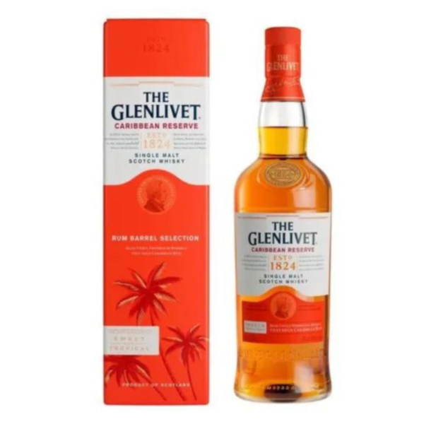 The Glenlivet Caribbean Reserve Single Malt Scotch Whisky 70cl