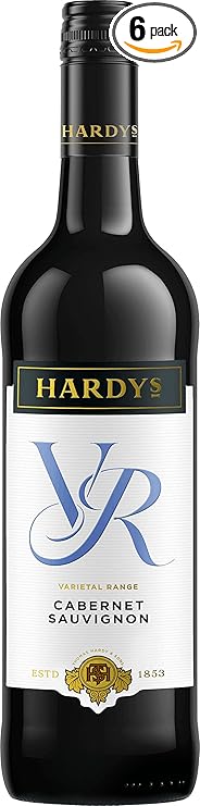 Hardys VR Cabernet Sauvignon Wine, 6x75 cl 13.5%