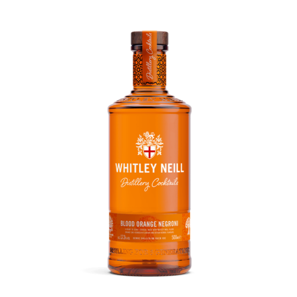 Whitley Neill Blood Orange Negroni Bottled Cocktail 1x50cl
