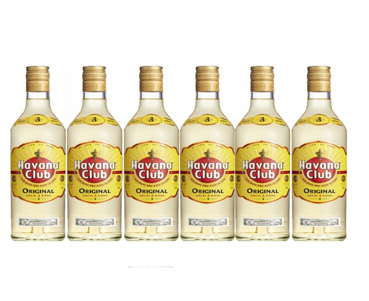 CUBA CLUB WHITE RUM 6X70CL - Image 1
