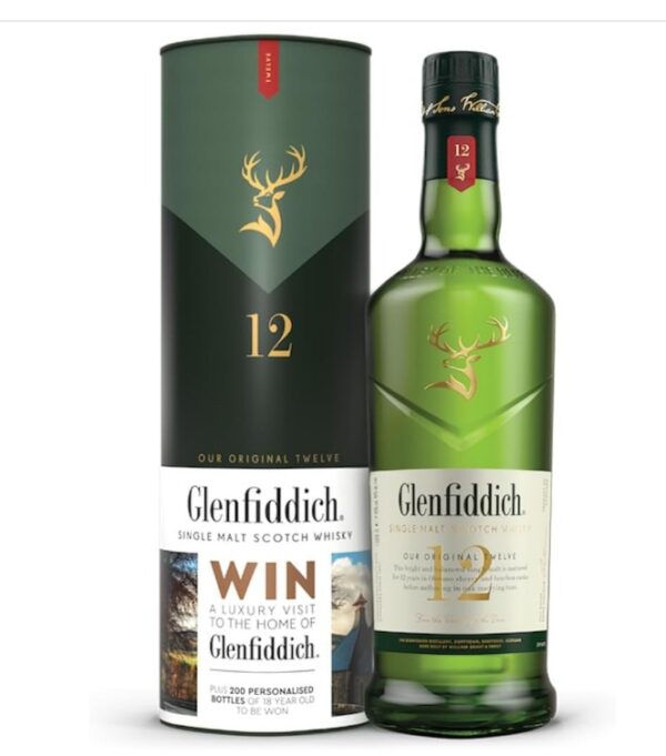 GLEN FIDDICH 12YR WHISKEY 1X35CL